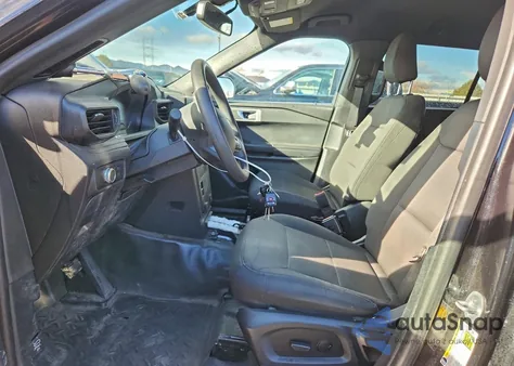 2021 Ford Explorer Police Interceptor из США, поврежденный, VIN 1FM5K8AB4MGC01262